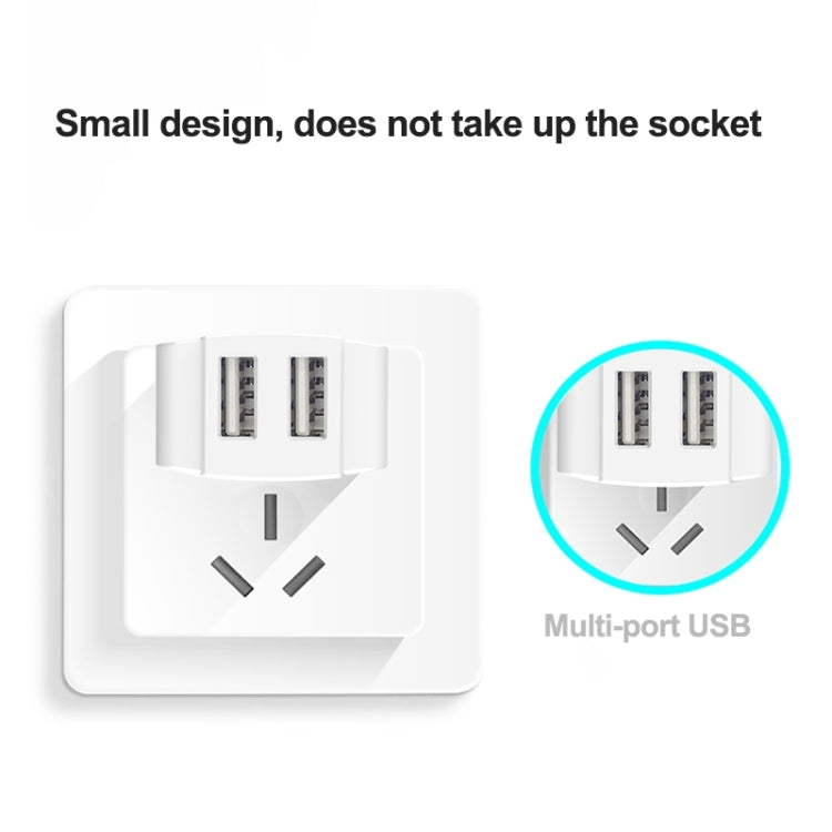 Yesido YC-21 USB Dual Port Travel Fast Charger(EU Plug) - USB Charger by Yesido | Online Shopping UK | buy2fix