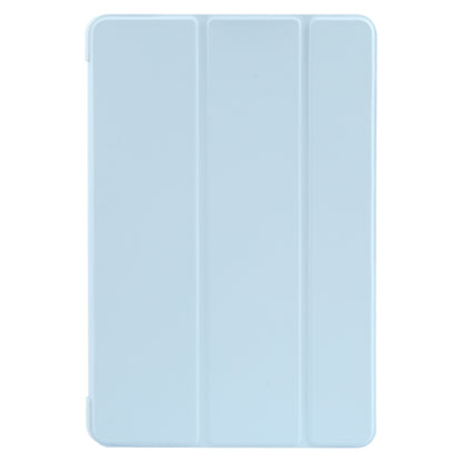 For Huawei MatePad 11 2023 GEBEI 3-folding Holder Shockproof Flip Leather Tablet Case(Sky Blue) - Huawei by GEBEI | Online Shopping UK | buy2fix