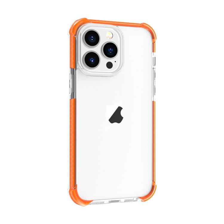 For iPhone 15 Pro Max Four-corner Shockproof TPU + Acrylic Phone Case(Orange) - iPhone 15 Pro Max Cases by buy2fix | Online Shopping UK | buy2fix