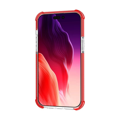 For iPhone 15 Pro Max Four-corner Shockproof TPU + Acrylic Phone Case(Red) - iPhone 15 Pro Max Cases by buy2fix | Online Shopping UK | buy2fix