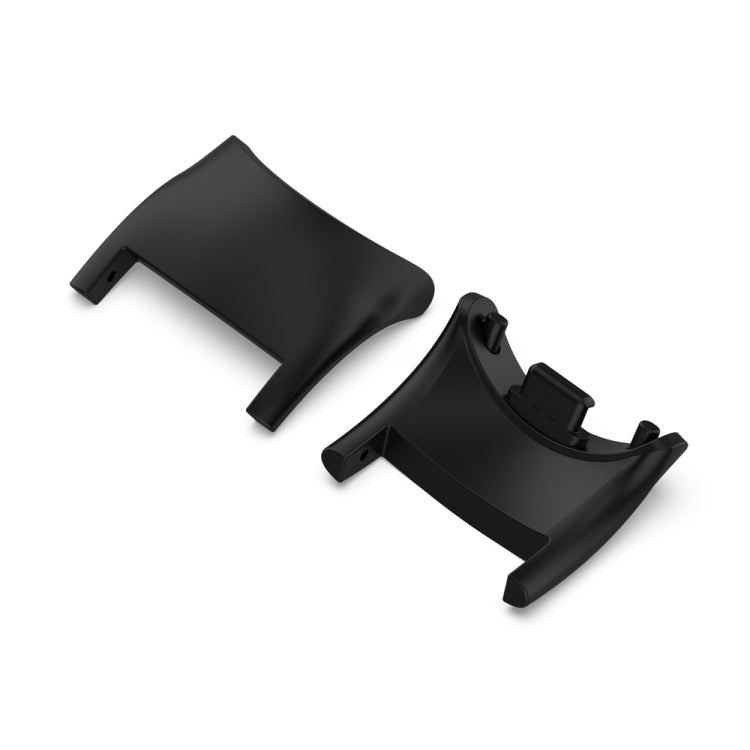 For Xiaomi Mi Band 8 1 Pair  PC Plastic Watch Band Connector(Black) - For Xiaomi by buy2fix | Online Shopping UK | buy2fix