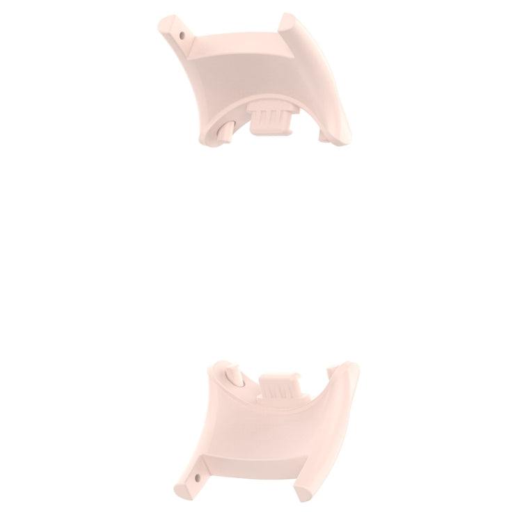 For Xiaomi Mi Band 8 1 Pair  PC Plastic Watch Band Connector(Light Pink) - For Xiaomi by buy2fix | Online Shopping UK | buy2fix