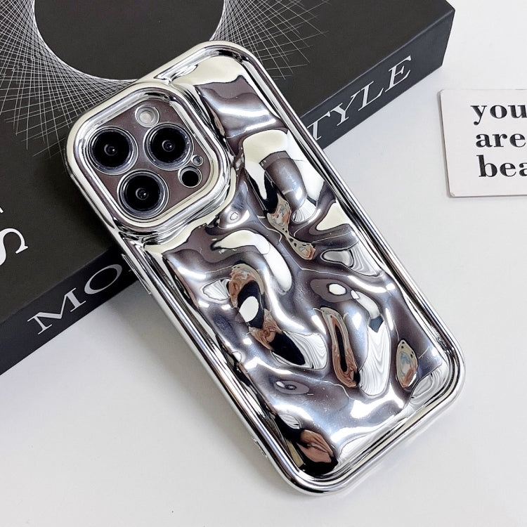 For iPhone 12 Pro Max Electroplating Meteorite Texture TPU Phone Case(Silver) - iPhone 12 Pro Max Cases by buy2fix | Online Shopping UK | buy2fix