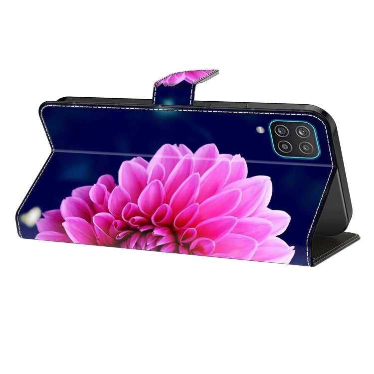 For Xiaomi Redmi 9T Crystal 3D Shockproof Protective Leather Phone Case(Pink Petals) - Xiaomi Cases by buy2fix | Online Shopping UK | buy2fix