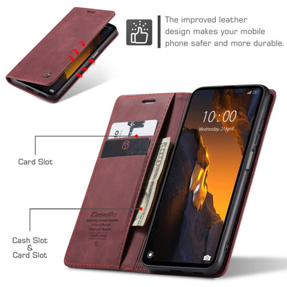 For Xiaomi Poco F5 5G/Redmi Note 12 Turbo 5G CaseMe 013 Multifunctional Horizontal Flip Leather Phone Case(Wine Red) - Xiaomi Cases by CaseMe | Online Shopping UK | buy2fix