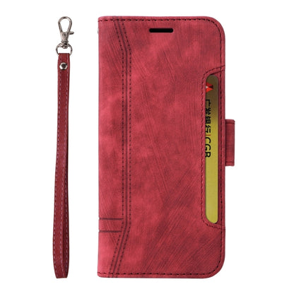 For Xiaomi Redmi Note 12 4G Global BETOPNICE Dual-side Buckle Leather Phone Case(Red) - Note 12 Cases by BETOPNICE | Online Shopping UK | buy2fix