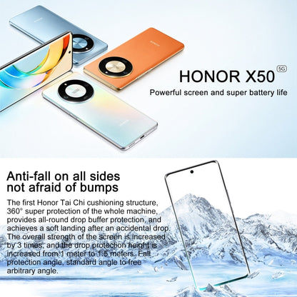 Honor X50 5G, 108MP Camera, 6.78 inch MagicOS 7.1.1 Snapdragon 6 Gen1 Octa Core up to 2.2GHz, Network: 5G, OTG, Not Support Google Play, Memory:8GB+128GB(Orange) - Honor by Huawei | Online Shopping UK | buy2fix