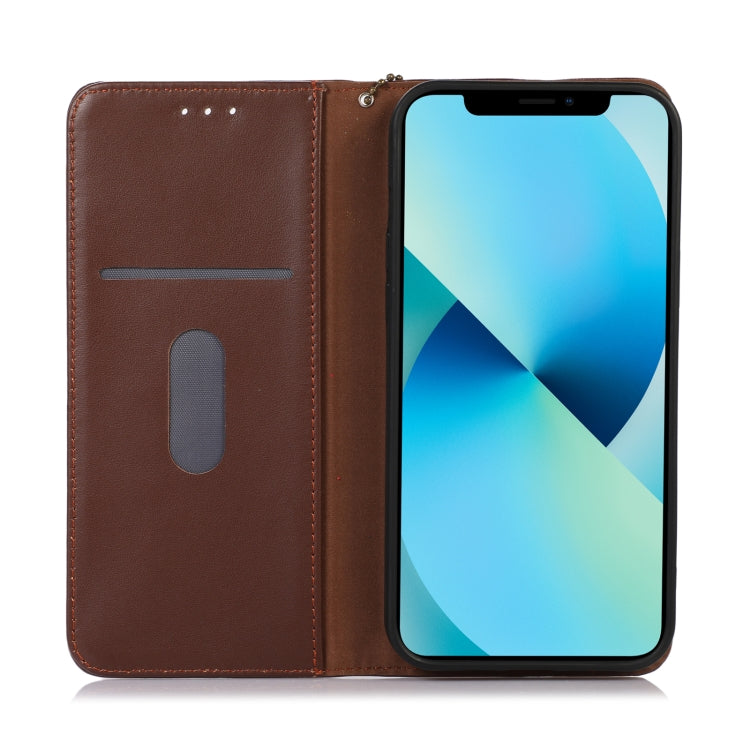 For Huawei Nova 11 Pro / 11 Ultra KHAZNEH Nappa Top Layer Cowhide Leather Phone Case(Brown) - Huawei Cases by buy2fix | Online Shopping UK | buy2fix