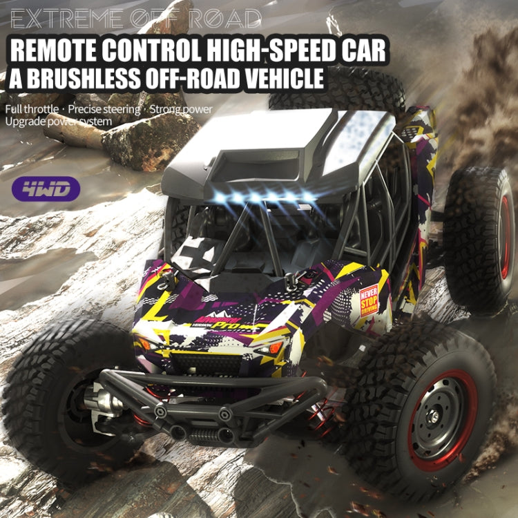 JJR/C Q141B Brushless 4WD High Speed Remote Control Desert Truck(Purple) - RC Cars by JJR/C | Online Shopping UK | buy2fix