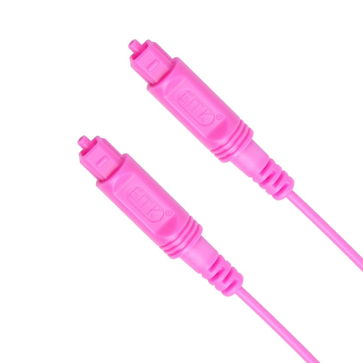 20m EMK OD2.2mm Digital Audio Optical Fiber Cable Plastic Speaker Balance Cable(Pink) - Audio Optical Cables by EMK | Online Shopping UK | buy2fix