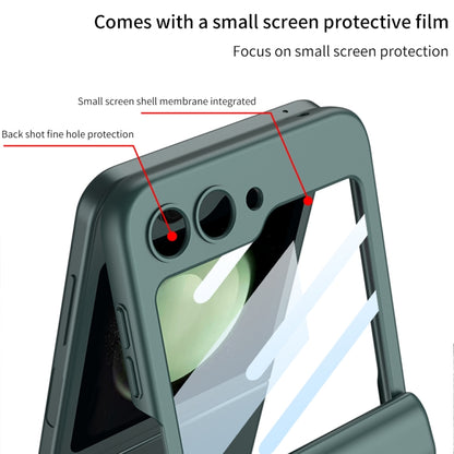 For Samsung Galaxy Z Flip5 GKK Integrated Magnetic Full Coverage Folding Phone Case(Purple) - Galaxy Z Flip5 Cases by GKK | Online Shopping UK | buy2fix