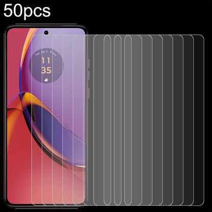 For Motorola Moto G84 50pcs 0.26mm 9H 2.5D Tempered Glass Film - Motorola Tempered Glass by buy2fix | Online Shopping UK | buy2fix