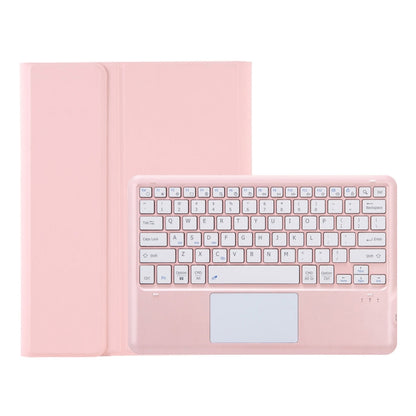 A810B-A For Samsung Galaxy Tab S9+ Touch Pad Detachable Bluetooth Keyboard Leather Tablet Case(Pink) - Samsung Keyboard by buy2fix | Online Shopping UK | buy2fix