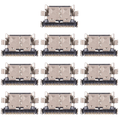 For Samsung Galaxy M14 5G SM-M146B 10 PCS Charging Port Connector - Single Tail Connector by buy2fix | Online Shopping UK | buy2fix