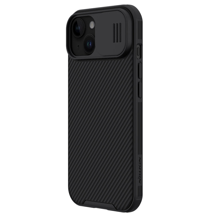 For iPhone 15 NILLKIN CamShield Pro PC Phone Case(Black) - iPhone 15 Cases by NILLKIN | Online Shopping UK | buy2fix