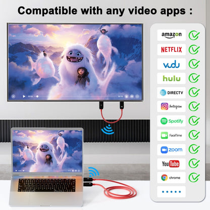 THT-020-8 4 in 1 HDMI Transmitter Wireless Screen Sharer Set(Black) - Wireless Display Dongle by buy2fix | Online Shopping UK | buy2fix