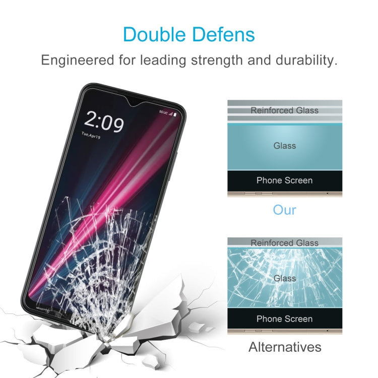 For T-Mobile REVVL 6x pro 50pcs 0.26mm 9H 2.5D Tempered Glass Film - Others by buy2fix | Online Shopping UK | buy2fix