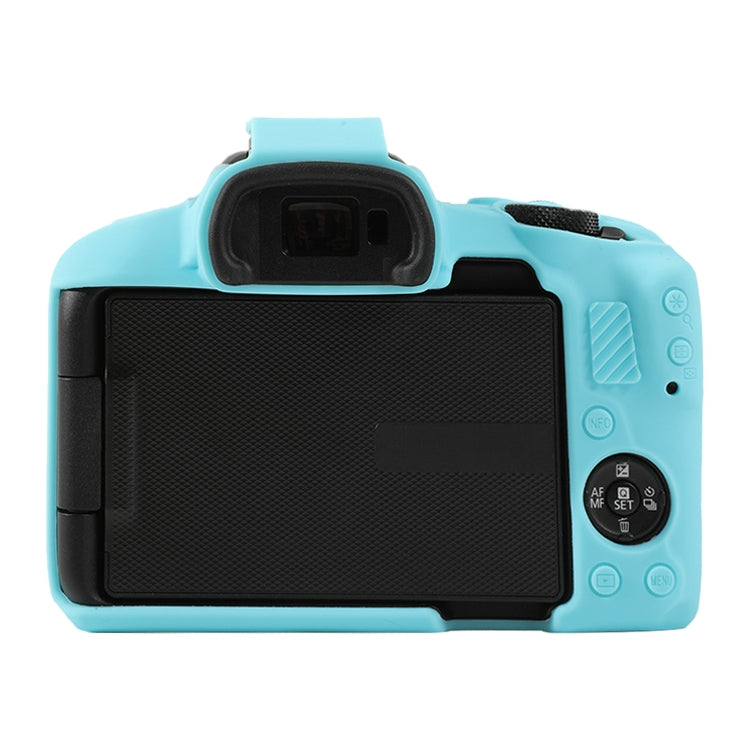 For Canon EOS R50 Soft Silicone Protective Case(Sky Blue) - Protective Case by buy2fix | Online Shopping UK | buy2fix