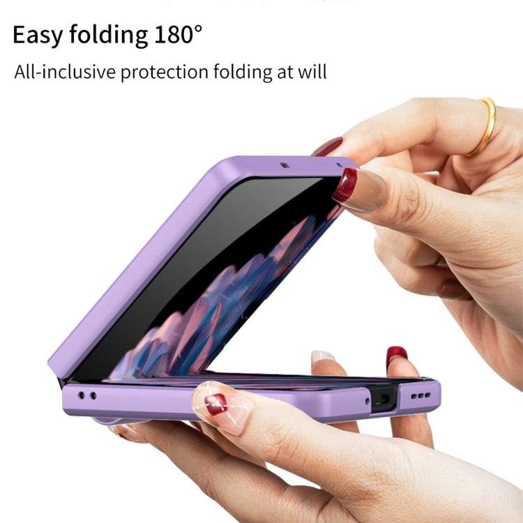 For OPPO Find N2 Flip GKK Integrated Ultrathin with Rotating Cortical Belt Phone Case(Gold) - Find N2 Flip Cases by GKK | Online Shopping UK | buy2fix