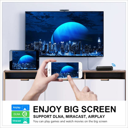X96Q HD 4K Smart TV Box without Wall Mount, Android 10.0, Allwinner H313 Quad Core ARM Cortex A53 , Support TF Card, HDMI, RJ45, AV, USBx2, Specification:1GB+8GB - Consumer Electronics by buy2fix | Online Shopping UK | buy2fix