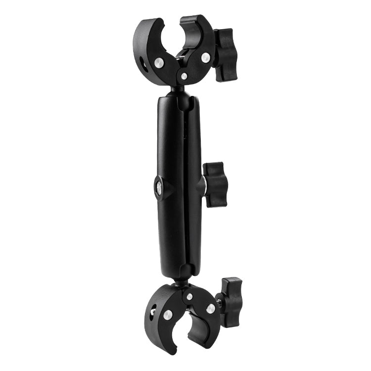 Motorcycle Dual-heads Crabs Clamps Handlebar Fixed Mount, Length:28cm - Mount & Holder by buy2fix | Online Shopping UK | buy2fix