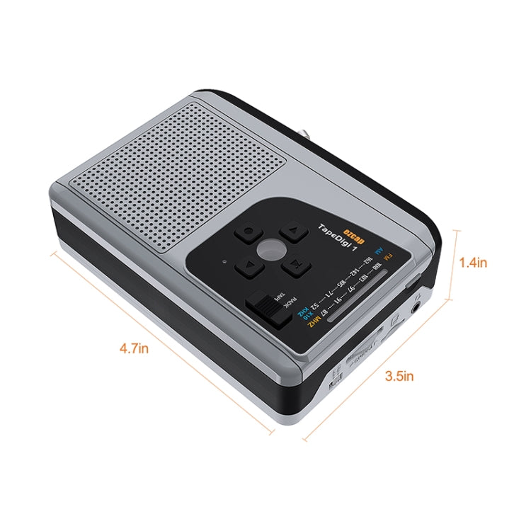 Ezcap 234 Cassette Tape to MP3 Converter AM / FM Radio TF Card Audio Capture Card - Tape Converter by Ezcap | Online Shopping UK | buy2fix