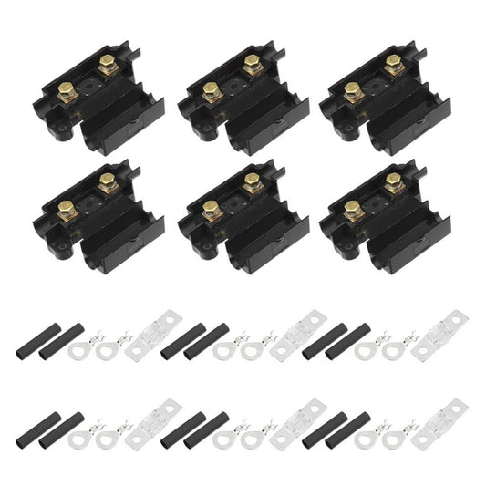 6 in 1 For Dual Battery Systems ANS Car Fuse Holder Fuse Box Kit, Current:100A - Fuse by buy2fix | Online Shopping UK | buy2fix