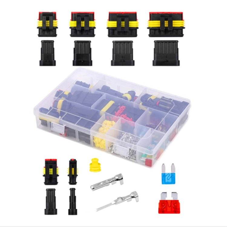 240pcs Car Waterproof Connector Set with Fuse Blade - Others by buy2fix | Online Shopping UK | buy2fix