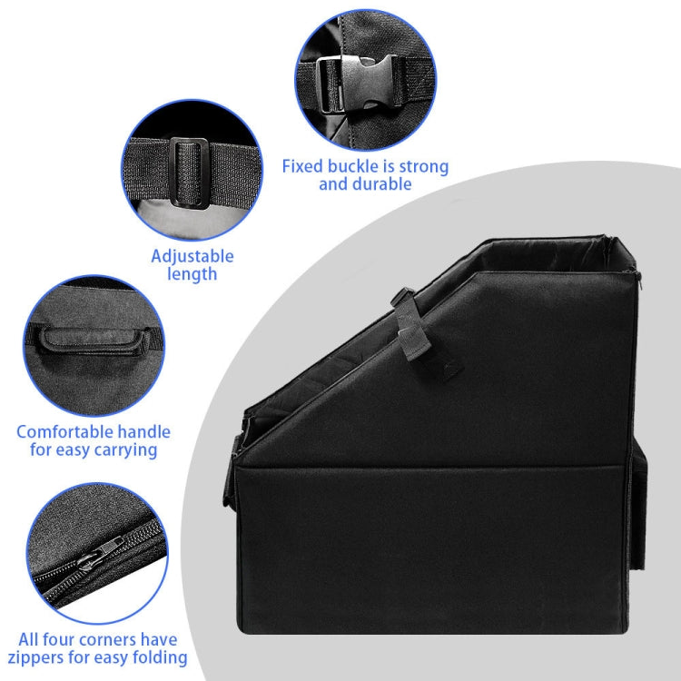 Oxford Cloth Car Trunk Folding Bicycle Storage Box with Dust Cover(Black) - Stowing Tidying by buy2fix | Online Shopping UK | buy2fix