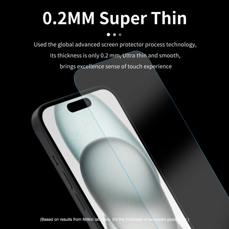 For iPhone 15 NILLKIN H+Pro 0.2mm 9H Explosion-proof Tempered Glass Film - iPhone 15 Tempered Glass by NILLKIN | Online Shopping UK | buy2fix