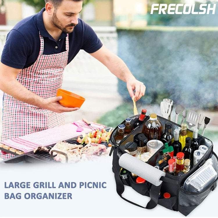 Foldable and Portable Outdoor Car Camping Picnic Storage Bag(Black) - Stowing Tidying by buy2fix | Online Shopping UK | buy2fix