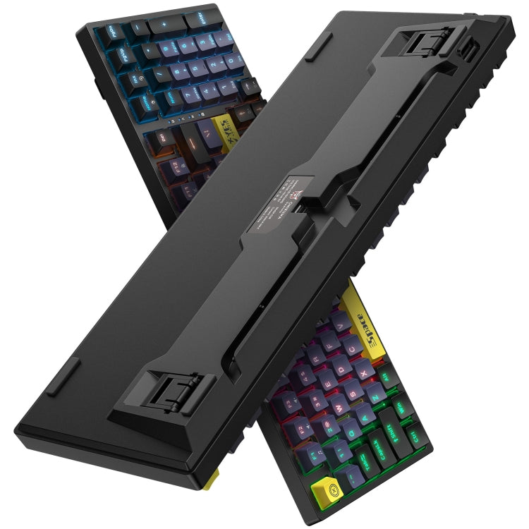 ONIKUMA G38 98 Keys RGB Lighting Wired Mechanical Keyboard, Type:Brown Switch(Black) - Wired Keyboard by ONIKUMA | Online Shopping UK | buy2fix