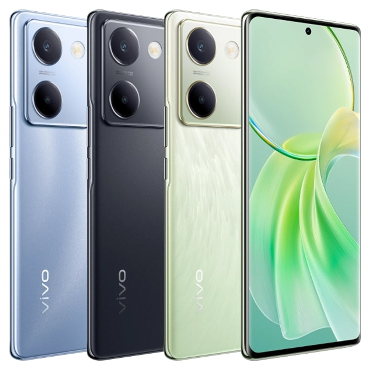 vivo Y100, 12GB+512GB, Face ID / Screen Fingerprint Identification, 6.78 inch Android 13.0 OriginOS 3 Snapdragon 695 Octa Core, OTG, Network: 5G(Blue) - vivo by vivo | Online Shopping UK | buy2fix