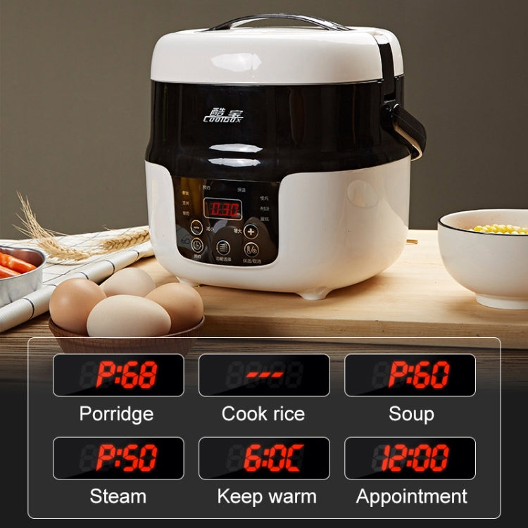 COOLBOX Vehicle Multi-function Mini Rice Cooker Capacity: 2.0L, Version:12V Standard - Rice Cookers by buy2fix | Online Shopping UK | buy2fix