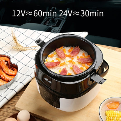 COOLBOX Vehicle Multi-function Mini Rice Cooker Capacity: 2.0L, Version:12-24V General Current-limiting - Rice Cookers by buy2fix | Online Shopping UK | buy2fix