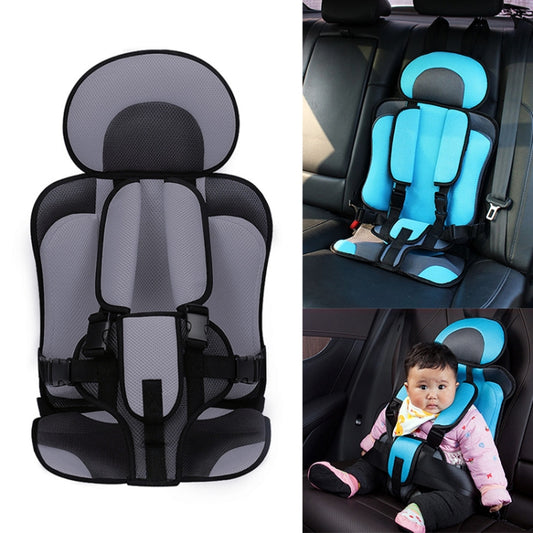 Car Portable Children Safety Seat, Size:50 x 33 x 21cm (For 0-5 Years Old)(Grey + Black) - Seat Accessories by buy2fix | Online Shopping UK | buy2fix