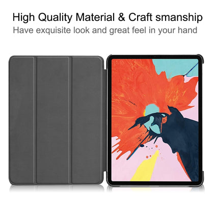 For iPad Air 2022 / 2020 10.9 Colored Drawing Horizontal Flip Leather Case with Three-folding Holder & Sleep / Wake-up Function(Graffiti) - Apple Accessories by buy2fix | Online Shopping UK | buy2fix