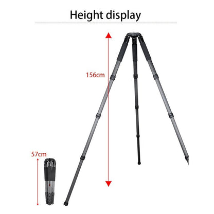 BEXIN ST364C Rugged Camcorder Photographic Carbon Fiber Big Tripod, Max Tube: 36mm - Tripods by BEXIN | Online Shopping UK | buy2fix