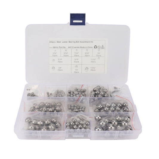 430 PCS Car / Motorcycle 11 Specifications High Precision G25 Bearing Steel Ball - In Car by buy2fix | Online Shopping UK | buy2fix