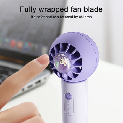 MF062 Mini Handheld Lollipop Electric Fan (Purple) - Consumer Electronics by buy2fix | Online Shopping UK | buy2fix