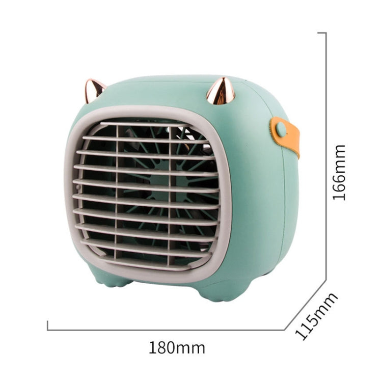 WK WT-F19 Little Monster Water Cooling Fan Desktop Fan (Green) - Electric Fans by WK | Online Shopping UK | buy2fix