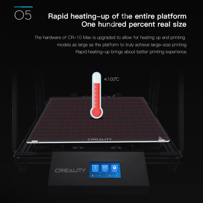 CREALITY CR-10 Max 750W Automatic Leveling Golden Triangle DIY 3D Printer, Print Size : 45 x 45 x 47cm, EU Plug - 3D Printer by Creality | Online Shopping UK | buy2fix