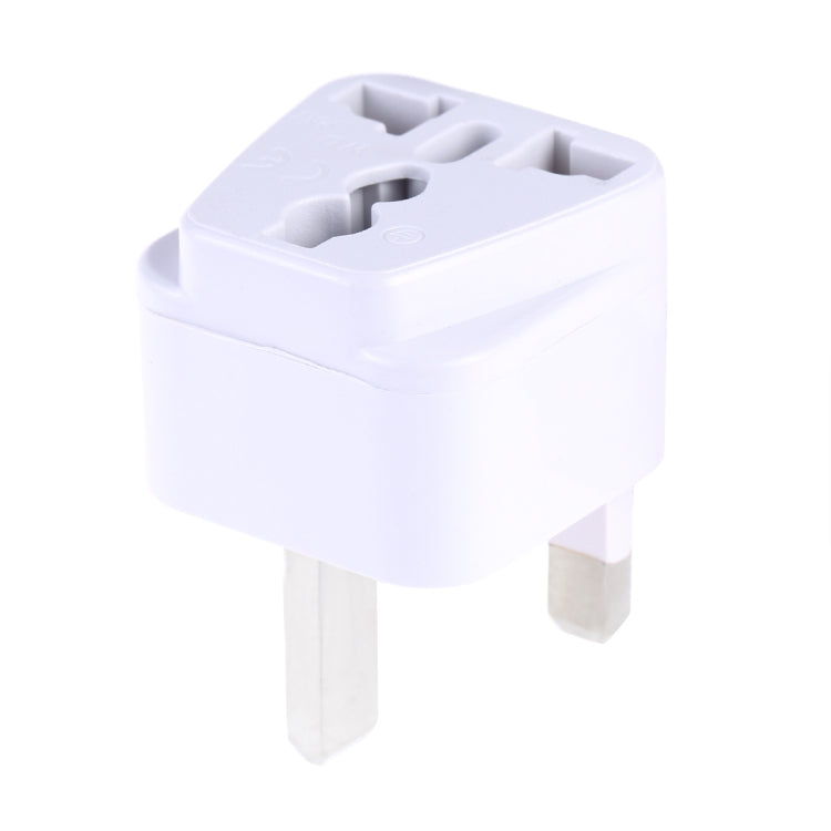 Portable Universal Socket to UK Plug Power Adapter Travel Charger (White) - Consumer Electronics by buy2fix | Online Shopping UK | buy2fix