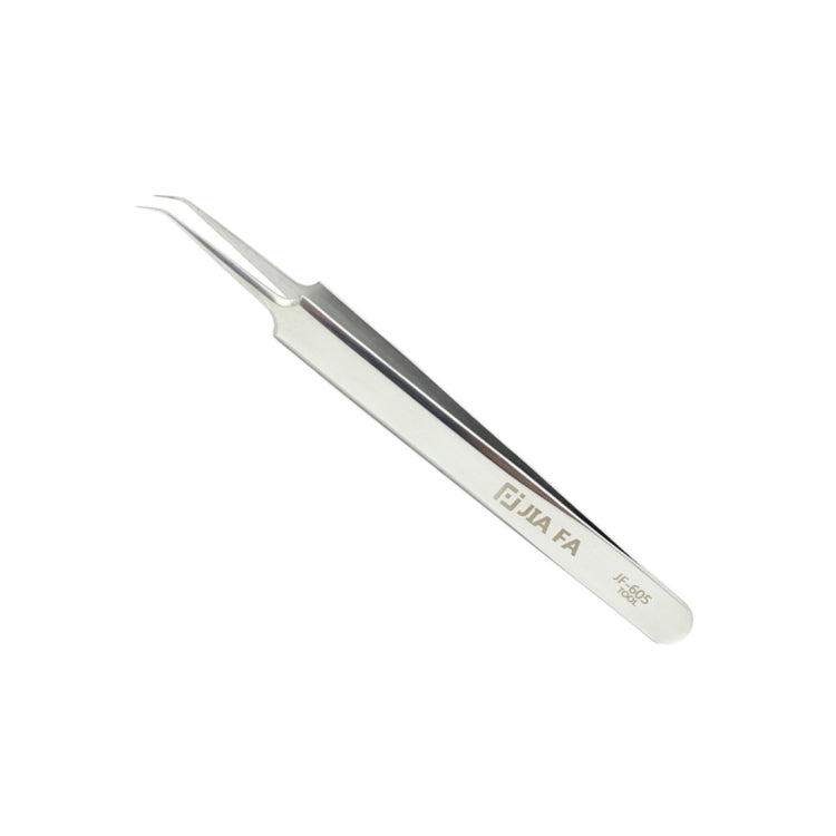 JIAFA JF-605 Stainless Steel Curved Tip Tweezers - Tweezers by JIAFA | Online Shopping UK | buy2fix