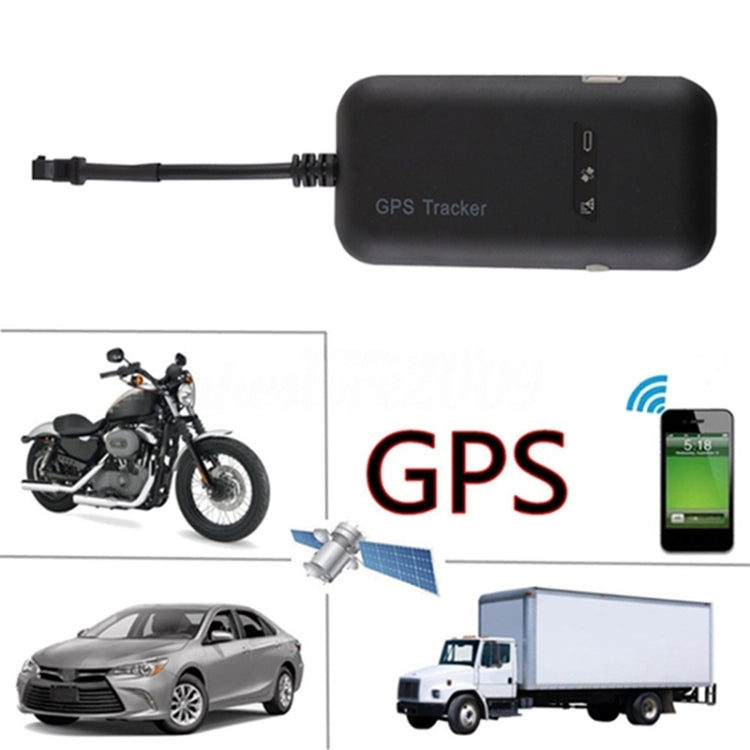 Car Motorcycle GPS Smart Realtime Tracking Device With LED Indicator Light,Built-in GSM Antenna and GPS Antenna(Black) - Car Tracker by buy2fix | Online Shopping UK | buy2fix