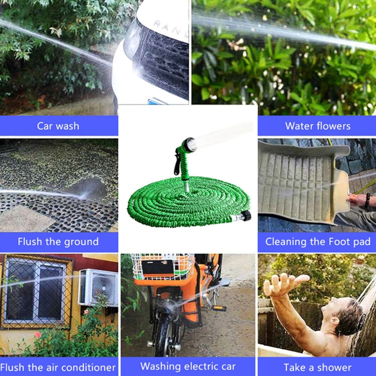 10-30m Telescopic Pipe Expandable Magic Flexible Garden Watering Hose with Spray Gun Set(Blue) - Watering & Irrigation by buy2fix | Online Shopping UK | buy2fix