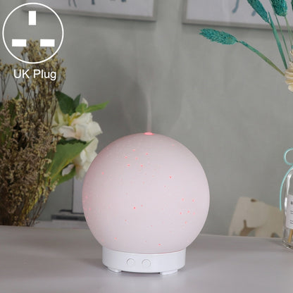 Ceramic Humidifier Mute Household Moon Shape Aromatherapy Machine Automatic Alcohol Sprayer with Colorful Lamp - Home & Garden by buy2fix | Online Shopping UK | buy2fix