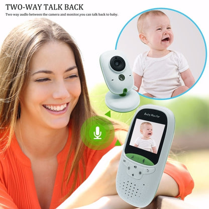 VB602 2.4 inch LCD 2.4GHz Wireless Surveillance Camera Baby Monitor, Support Two Way Talk Back, Night Vision (Grey) - Security by buy2fix | Online Shopping UK | buy2fix