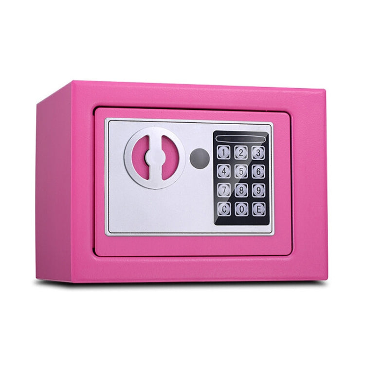 17E Home Mini Electronic Security Lock Box Wall Cabinet Safety Box without Coin-operated Function(Pink) - Security by buy2fix | Online Shopping UK | buy2fix