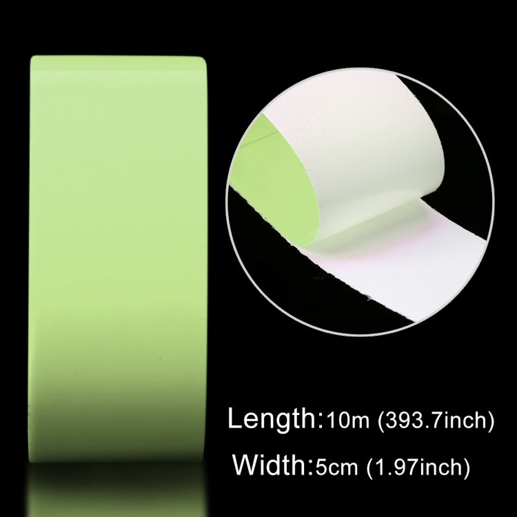 Luminous Tape Green Glow In Dark Wall Sticker Luminous Photoluminescent Tape Stage Home Decoration, Size: 5cm x 10m - Sticker by buy2fix | Online Shopping UK | buy2fix